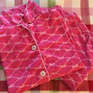 EUC Lilly Pulitzer Flannel PJ Set